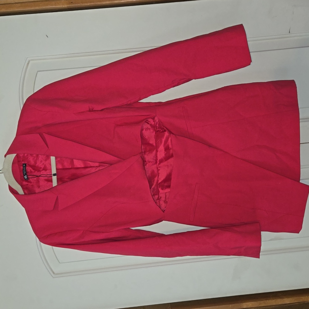 Zara Pink Cutout Blazer Suit Mini Dress Size Medium